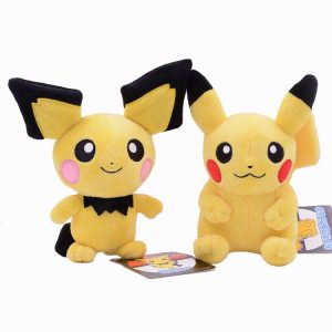 Pokémon Pikachu Sitting Cuties Soft Stuffed Animal Plush Toy- 8“ & 9”