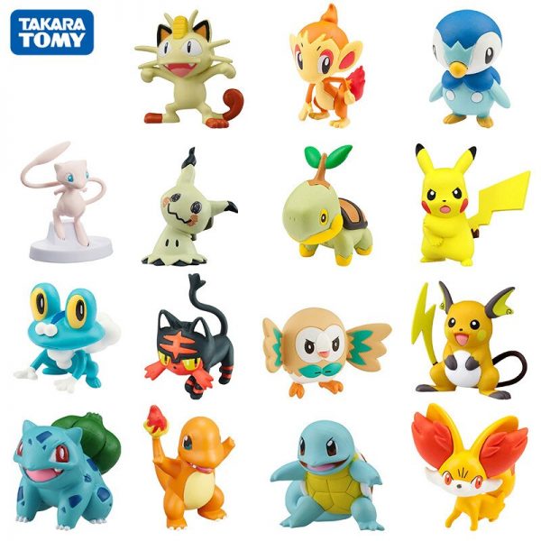 Pokemon Mini Anime Action Monster Figure Toy Model Kit - 2″(WCT Charmander)
