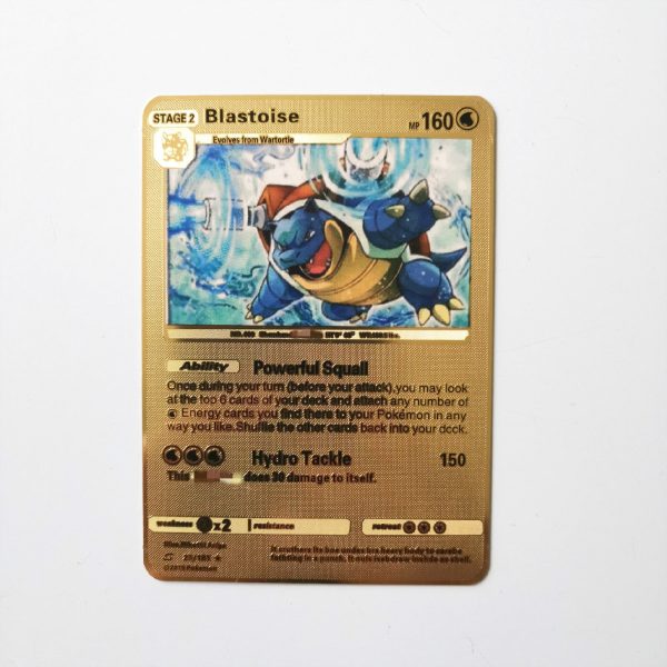 Pokémon TCG : Anime Pokemon Gold Metal Custom Card Collection – Single Pack - Image 4