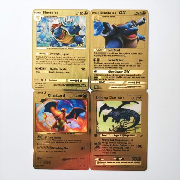 Pokémon TCG : Anime Pokemon Gold Metal Custom Card Collection – Single Pack - Image 3