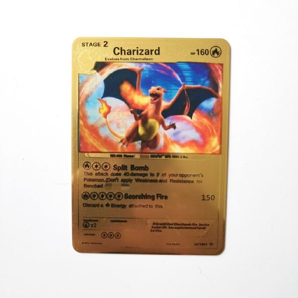 Pokémon TCG : Anime Pokemon Gold Metal Custom Card Collection – Single Pack - Image 6