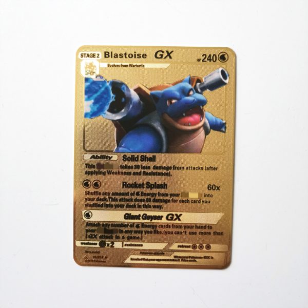 Pokémon TCG : Anime Pokemon Gold Metal Custom Card Collection – Single Pack - Image 5
