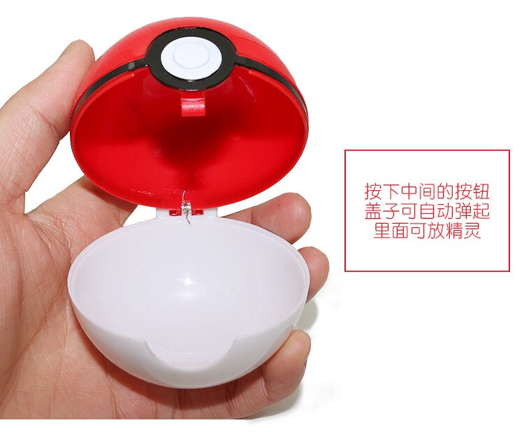Takara Tomy Pokemon Pet Elf Ball Pikachu Pokeball 7cm Pop-up Poke Balls Kids Figures Toy Hot kid toy birthday Gift
