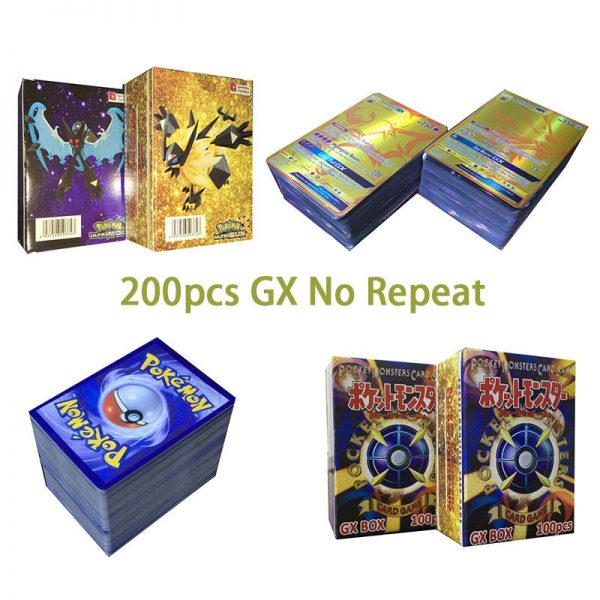 Pokemon GX/MEGA Game Battle No Repeat Shining Cards - 20/60/100/200 PCS - Image 4