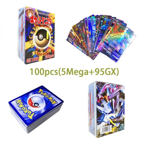 Pokemon GX/MEGA Game Battle No Repeat Shining Cards - 20/60/100/200 PCS - Image 3