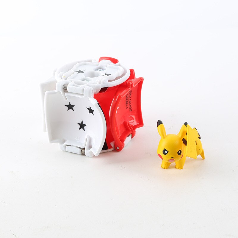 Takara Tomy Pokemon Pikachu Pokeball Automatically Bounce Anime Action Figures Toys Creative Children's Birthday Gift Takara Tomy Pokemon Pikachu Pokeball Automatically Bounce Anime Action Figures Toys Creative Children's Birthday Gift