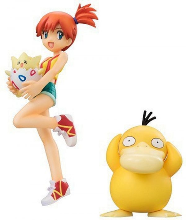G.E.M. Pocket Monsters Pokemon Collection Figure: Misty's Psyduck & Ash Ketchum Pikachu