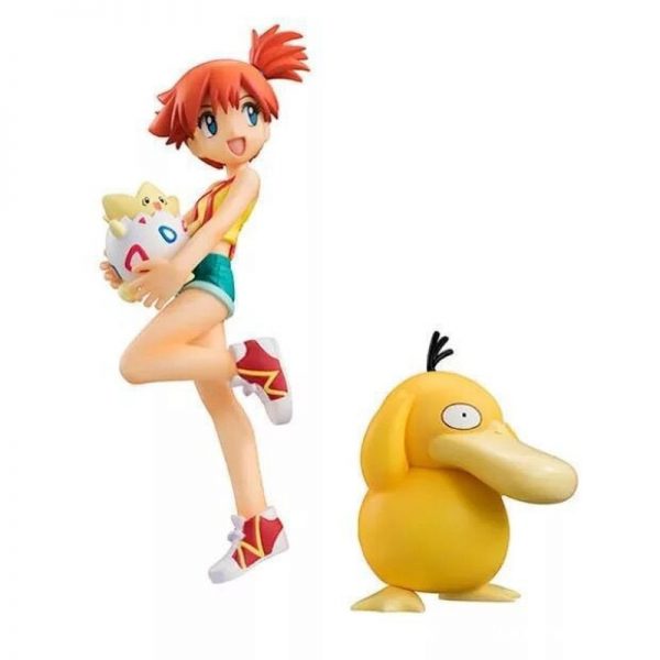 G.E.M. Pocket Monsters Pokemon Collection Figure: Misty's Psyduck & Ash Ketchum Pikachu - Image 2