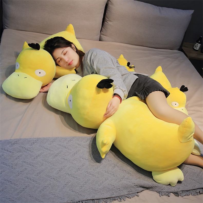 Big size Pikachu Psyduck plush toys cute Cartoon duck Stuffed doll soft Pillow for Children kids birthday present