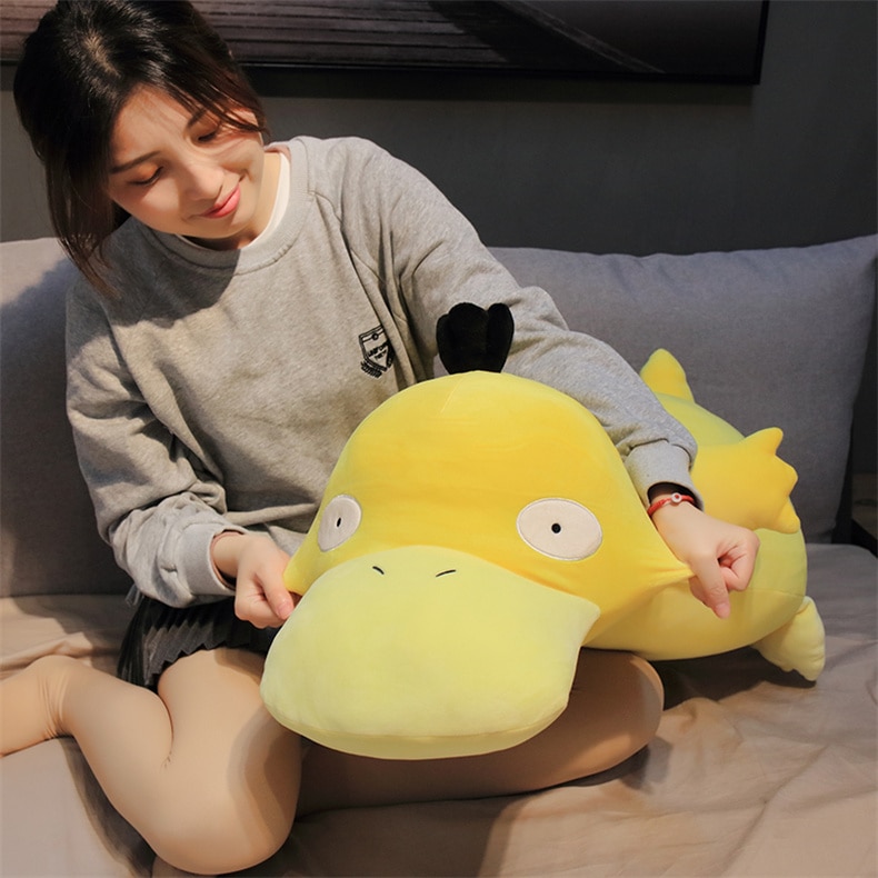 Big size Pikachu Psyduck plush toys cute Cartoon duck Stuffed doll soft Pillow for Children kids birthday present