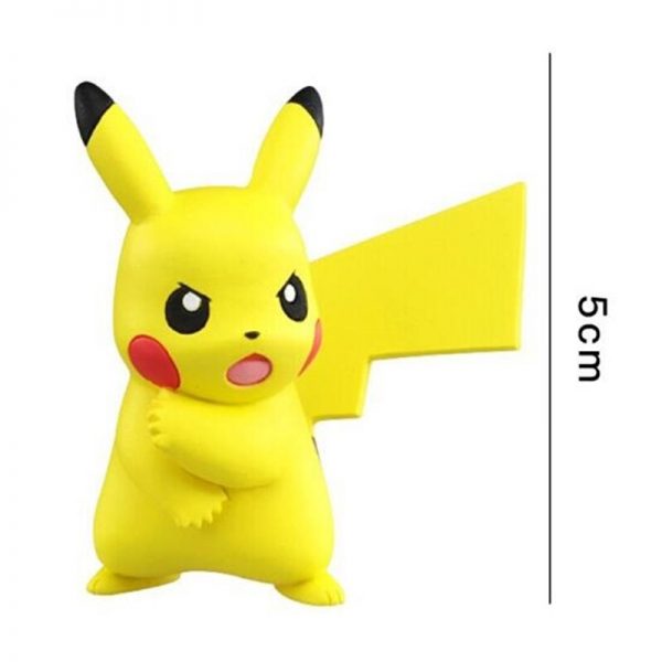 Pokemone Figures: Pikachu Anime Action Mini Figure Dolls - 2&3" - Image 2