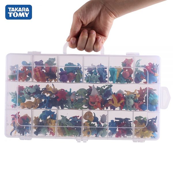 Pokemon Mini Action Figures Brinquedos Collection Toy Set - 0.8~1.2"(144PCS) - Image 3