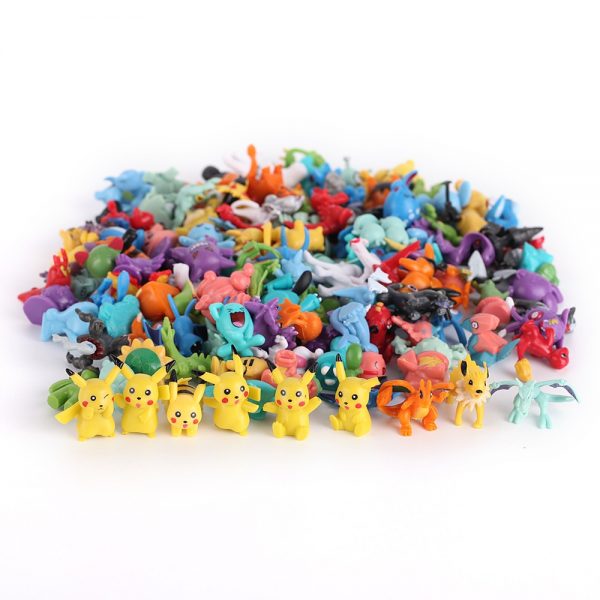 Pokemon Mini Action Figures Brinquedos Collection Toy Set - 0.8~1.2"(144PCS) - Image 2