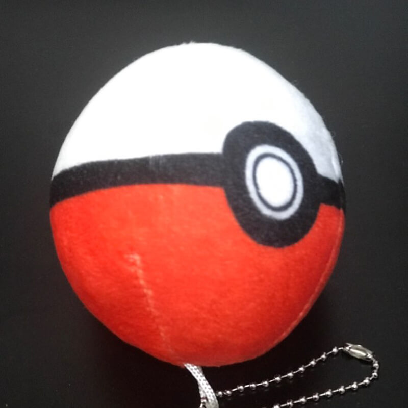 keychain plush ball-1